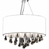 Chandelier with 85 Crystals White 60345