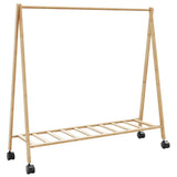 Clothes Rack Natural Bamboo Bamboo Medium Foldable 4008903