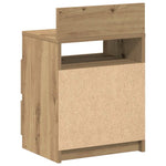 ZNTS Bedside Cabinet with 2 Drawers Artisan Oak 40x33x60 cm 858576