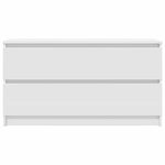 ZNTS TV Cabinet White 100x35x54 cm Engineered Wood 861805