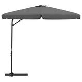 Garden Parasol with Steel Pole 300 cm Anthracite 47314