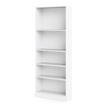 Basic Tall Wide Bookcase in White 7187177749