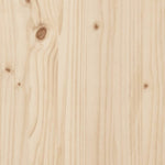 Bed Frame without Mattress Solid Wood Pine 200x200cm 810515