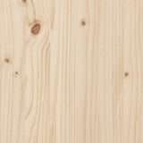 Bed Frame without Mattress Solid Wood Pine 200x200cm 810515