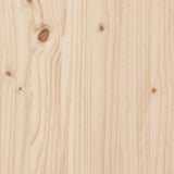 Bed Frame without Mattress Solid Wood Pine 200x200cm 810515
