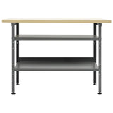 Workbench Grey 120x60x85 cm Steel 145344