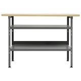 Workbench Grey 120x60x85 cm Steel 145344