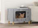 Cat House Grey Sonoma 51 x 30 x 52 cm Engineered Wood 8000659