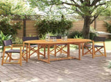4 Piece Folding Chairs Dark Grey Fabric 3208919