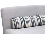 Single Sofa Bed, 1 Person Sleeper Foldable Lounge with Pillow, Grey T3398P328104