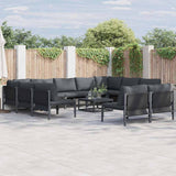 Garden Sofa Set Anthracite Steel 3379018