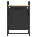 Laundry Basket 1 Compartment with Shelf Sonoma Oak 859071