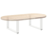 Coffee Table Legs U-Shaped 2 pcs White 60x cm Steel 4013141