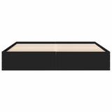 Bed Frame without Mattress Black 200x200 cm 3280987