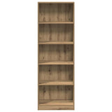 Bookcase Artisian Oak 60x24x176 cm Engineered Wood 857829