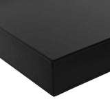 Floating Wall Shelves 2 pcs Black 80x20x3.8 cm 288202