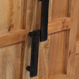 Sideboard Solid Acacia Wood 60x35x76 cm Brown 246135