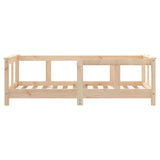 Kids Bed Frame 70x140 cm Solid Wood Pine 834426