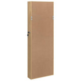 Mirror Jewellery Cabinet with LED Lights Wall Mounted 353252