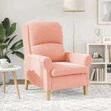 Armchair Pink 76 x 94 x 102 cm Sharpa Fabric 42009853