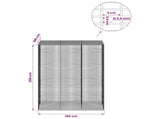 Gabion with 3.5 mm Wire and 5x2.5 cm Mesh 150x100x200 cm 3461997