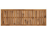 Coffee Table Natural and White 50 x 100.5 x 45 cm 901284