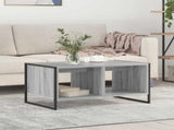 Coffee Table Grey Sonoma 80 x 50 x 40 cm Engineered Wood 886435
