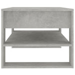 Coffee Table Concrete Grey 102x55x45 cm Engineered Wood 810903