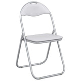 Folding Chair 8 pcs White and Grey 48 x 43.5 x 81 cm 42029050