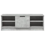 TV Cabinet Concrete Grey 102x35.5x36.5 cm Engineered Wood 811371