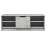 TV Cabinet Concrete Grey 102x35.5x36.5 cm Engineered Wood 811371