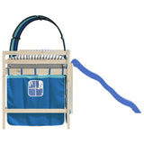 Curtains for Loft Bed with Tunnel Blue Polyester 835917