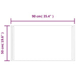 LED Bathroom Mirror 90x50 cm 151751