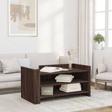 Coffee Table Brown Oak 100x50x50 cm Engineered Wood 848352