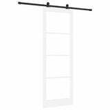 Sliding Door ORKDAL White and Black 83 x 232 cm 3332030