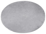 Faux Sheepskin Rug TAFALLA Grey 160 cm Polyester 42021538