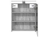 Bathroom Mirror Cabinet Grey Sonoma 40 x 10.5 x 60.5 cm 889036