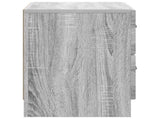 Bedside Cabinet Grey Sonoma 62 x 34.5 x 44.5 cm Engineered Wood 895701