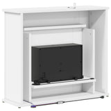 Fireplace with LED Strip White 63 x 20 x 54.5 cm 8021095