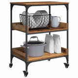 Kitchen Trolley Old Wood 60 x 41 x 80.5 cm Engineered Wood 883029