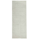 Indoor and Outdoor Rug PALMERAS Green 80 x 200 cm Polyester 42022597