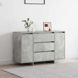 Sideboard Concrete Grey 120 x 41 x 75 cm Engineered Wood 3333909