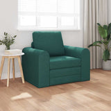 Sofa Bed Dark Green 98 x 71 x 83 cm Fabric 4106659