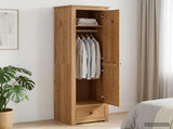 Wardrobe PANAMA Honey 51 x 50 x 185 cm Solid Pine Wood 42042130