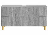 Bathroom Sink Cabinet DELFT Grey Sonoma 82 x 41x 59 cm 897021