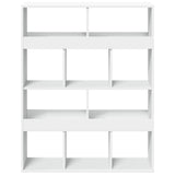 Bookcase White 100x33x125,5 cm Engineered Wood 3309357
