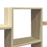 Wall Shelf Sonoma Oak 159x18x66 cm Engineered Wood 853301