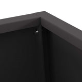 Fire Pit Black 50 x 35 x 100 cm Steel 859004