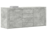 Sideboard Concrete Grey 120 x 36 x 69 cm Engineered Wood 3333859