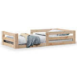 Bed Frame without Mattress 80x160 cm Solid Wood Pine 855690